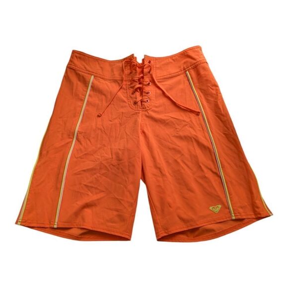 Roxy x Kate Bosworth size M Bermuda board shorts boyshorts Nwot 10" - Picture 2 of 12